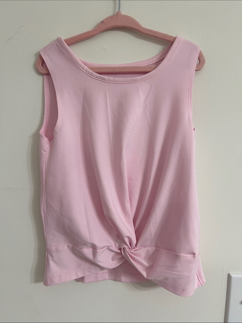 The Children's Place Pink Twist-Hem Tank Top